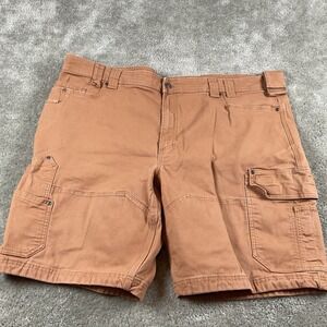 Duluth Trading Co. Relaxed Fit‎ Canvas Cargo Shorts Mens Size 48 Copper